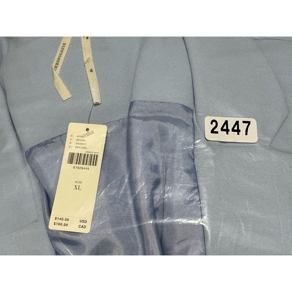 Anthropologie Sleeveless Vest Mini Dress Baby Blue NWT Size XL - Picture 9 of 11